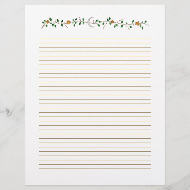 つる植物と星 (正面)