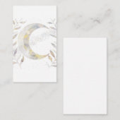 つる植物と月 エンクロージャーカード (正面/裏面)