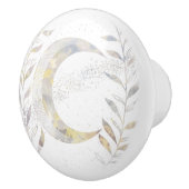 つる植物と月 セラミックノブ (右)