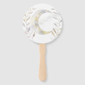 つる植物と月 ハンドファン (裏面)