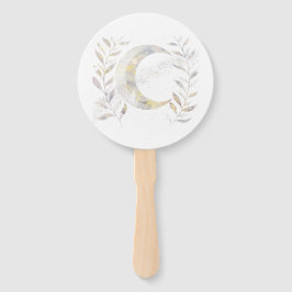 つる植物と月 ハンドファン