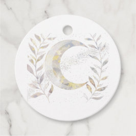 つる植物と月 フェイバータグ