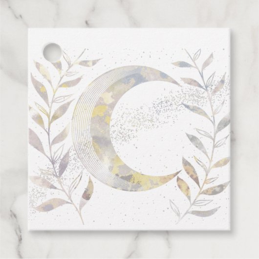 つる植物と月 フェイバータグ (正面)