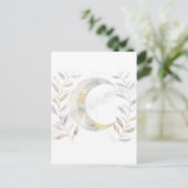 つる植物と月 ポストカード (スタンド正面)