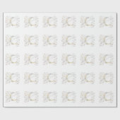 つる植物と月 ラッピングペーパー (フラット)