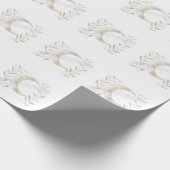 つる植物と月 ラッピングペーパー (角)