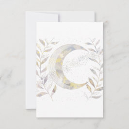 つる植物と月 出欠カード