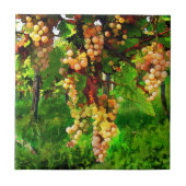 つる植物のぶら下がったなブドウ タイル (正面)