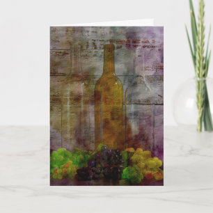 つる植物のエッセンスDigital Art Greeting Card カード