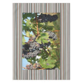 つる植物のブドウ酒用ブドウ テーブルクロス (正面)