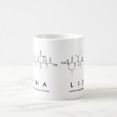 つる植物のペプチッド名前のマグ コーヒーマグカップ (中央)