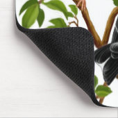 つる植物のマウスパッドのアメリカのGoldfinches マウスパッド (コーナー)