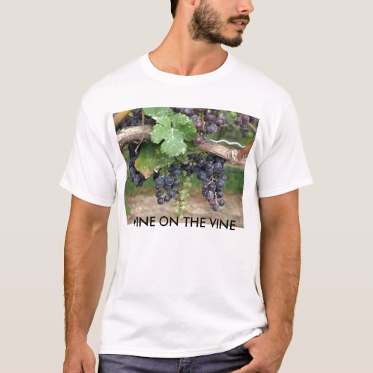 つる植物のワイン、つる植物のワイン Tシャツ (正面)