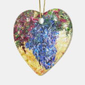 つる植物のワイン セラミックオーナメント (左)