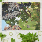 つる植物の台所タオルのブドウ酒用ブドウ キッチンタオル (折り畳み)