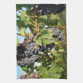 つる植物の台所タオルのブドウ酒用ブドウ キッチンタオル (縦)
