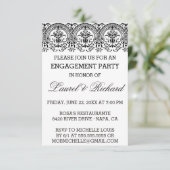 つる植物の婚約パーティ 招待状 (スタンド正面)