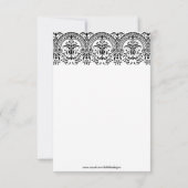 つる植物の婚約パーティ 招待状 (裏面)