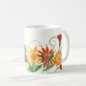 つる植物の底 コーヒーマグカップ (正面右)