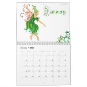 つる植物の研修会の踊りの妖精のカレンダー カレンダー (1月 2026)