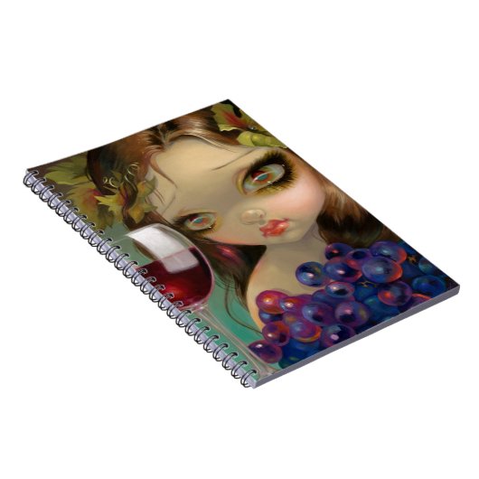 "つる植物の精神: メルローの"ノート ノートブック (右側)