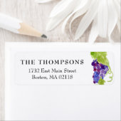 つる植物の結婚差出人住所ラベル ラベル (インサイチュ)