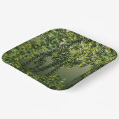 つる植物の雷雨紙プレート ペーパープレート (傾斜あり)