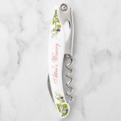 つる植物の"パーソナライズな"ブドウ ソムリエナイフ (裏面)