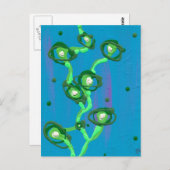 つる植物はがき ポストカード (正面/裏面)