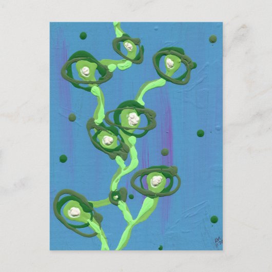 つる植物はがき ポストカード (正面)