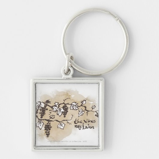 つる植物はラデン キーホルダー (正面)