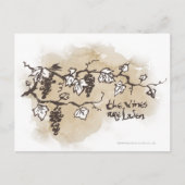 つる植物はラデン ポストカード (正面)