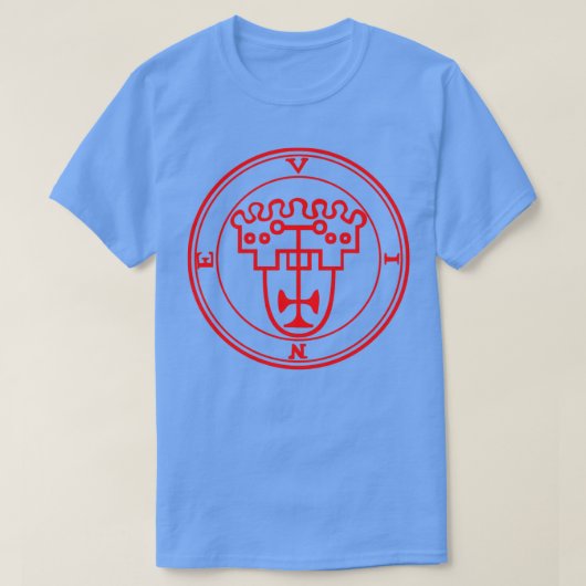 つる植物アルズゴエティアシジルレッド Tシャツ (デザイン正面)