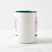 つる植物カスタムヨガビベスロータス ツートーンマグカップ (中央)