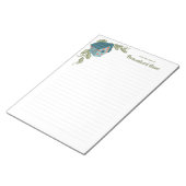 つる植物キスドリトリートラインノートパッド ノートパッド (アングル)