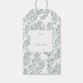 つる植物ギフトラベル ギフトタグ (正面)