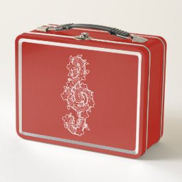 つる植物クレフ、 音符記号 メタルランチボックス