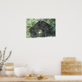 つる植物コテージポスター ポスター (キッチン)