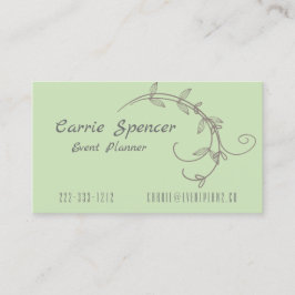 つる植物シンプル名刺 名刺