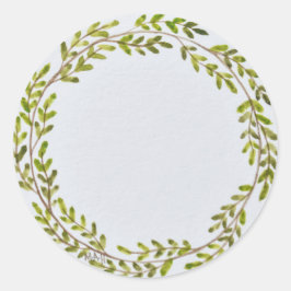 つる植物シール ラウンドシール