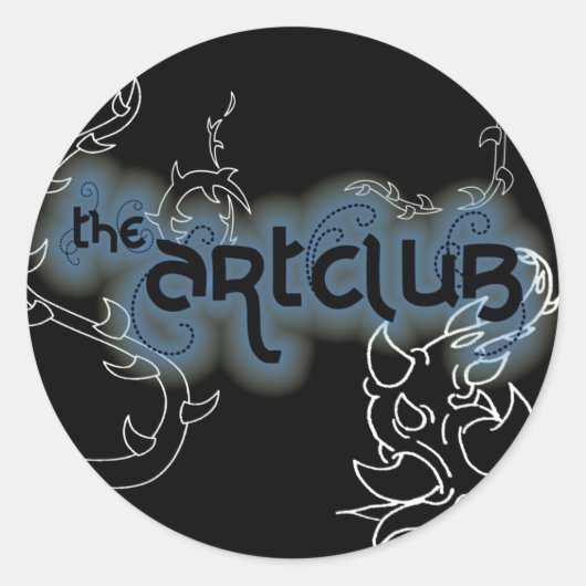 つる植物ステッカーシート ラウンドシール (正面)