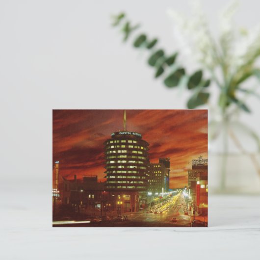 つる植物セントハリウッドアットナイトヴィンテージ ポストカード (スタンド正面)