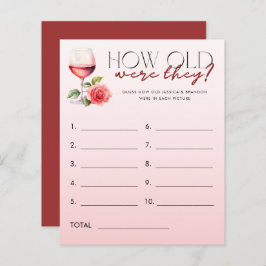 つる植物テーマ推測どのように古い新郎新婦フォトゲーム