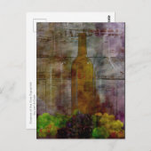 つる植物デジタルアート葉書の本質 ポストカード (正面/裏面)