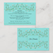 つる植物ハートトレリス（ブルーエンクロージャカード） エンクロージャーカード (正面/裏面)