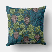 つる植物パターン – ウィリアム・モリス クッション (裏面)