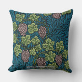 つる植物パターン – ウィリアム・モリス クッション (正面)