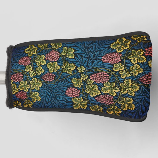 つる植物パターン ゴルフヘッドカバー (正面)