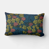 つる植物パターン ランバークッション (裏面)