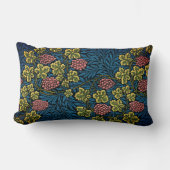 つる植物パターン ランバークッション (正面)